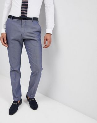 Selected Homme suit trouser in slim fit text