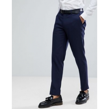 ASOS DESIGN skinny suit trousers in navy