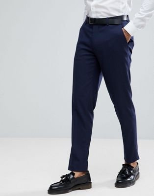 ASOS DESIGN skinny suit trousers in navy