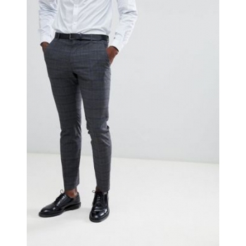 Selected Homme Slim Fit Suit Trouser In Grey Check