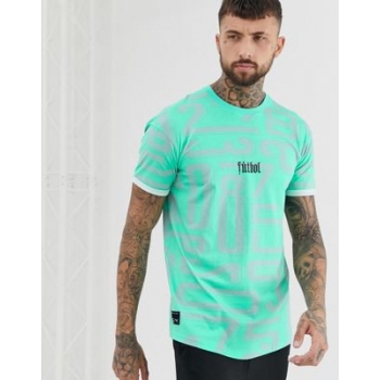 Puma Football Premium Casuals Graphic T-Shirt In Mint