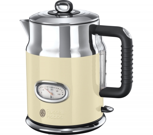 RUSSELL HOBBS Retro Vintage N21672 Jug Kettle - Cream