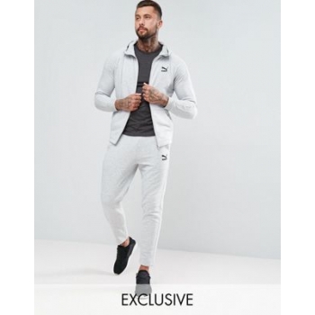 Puma Skinny Fit Tracksuit Set In Grey Exclusive to ASOS