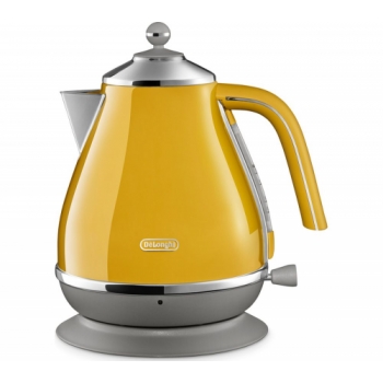 DELONGHI Icona Capitals KBOC3001.Y Jug Kettle - Yellow