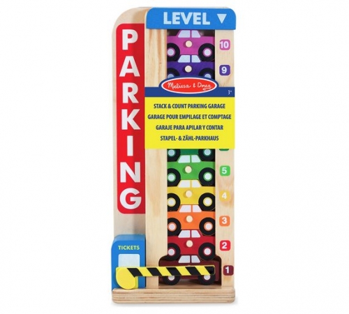 Melissa & doug Stack and Count Parking Garage