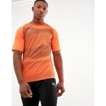 Puma ftblnxt graphic t-shirt in orange