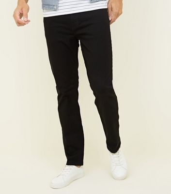 Black Straight Leg Jeans