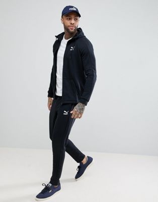 Puma Skinny Fit Tracksuit Set In Black Exclusive to ASOS