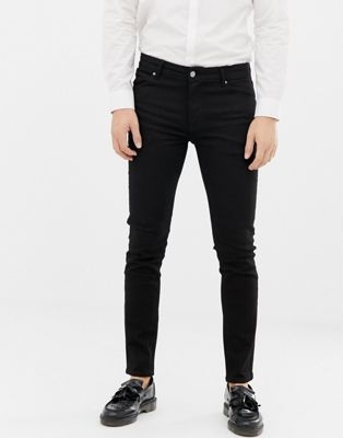 ASOS DESIGN skinny jeans in black