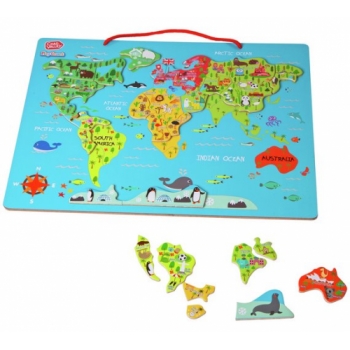 Chad Valley PlaySmart Magnetic World Map