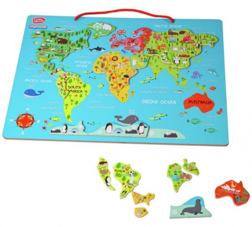 Chad Valley PlaySmart Magnetic World Map