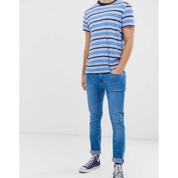 Burton Menswear skinny jeans in hyper blue