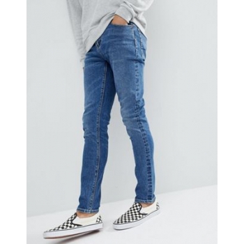 ASOS DESIGN skinny jeans in dark wash