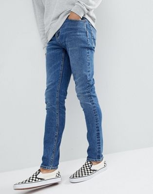 ASOS DESIGN skinny jeans in dark wash