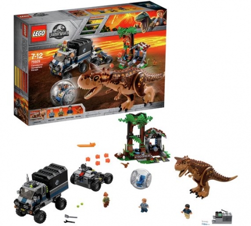 LEGO Jurassic World Carnotaurus Gyrosphere Escape Set- 75929