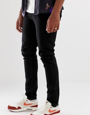 COLLUSION x001 skinny jeans in black