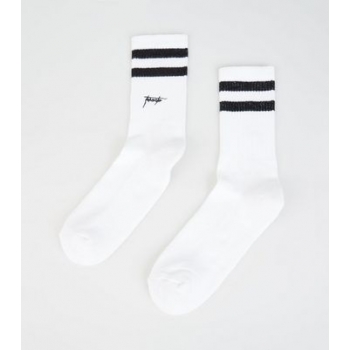 Black Stripe Toronto Embroidered Socks