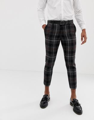 Twisted Tailor harris tweed cropped trousers