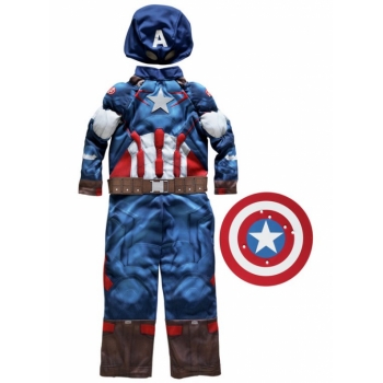 Marvel Captain America Fancy Dress Costume - 3-4 Years