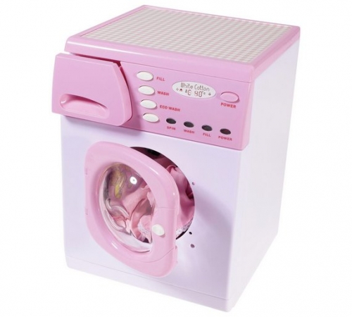 Casdon Toy Electronic Washing Machine - Pink