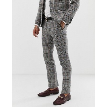 Twisted Tailor super skinny suit trouser in harris tweed