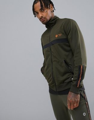 Jack & Jones Core Perfromance Track Top With Chest And Sleeve Detail