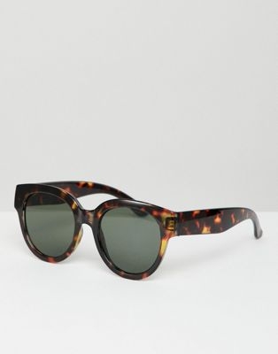 Jeepers Peepers round sunglasses in tort