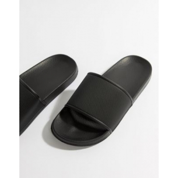 ASOS DESIGN sliders in black