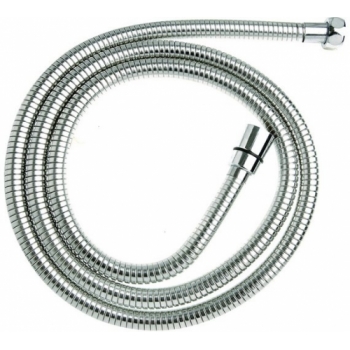 Croydex Wide Bore 2m S/Steel Stretch Shower Hose - Chrome