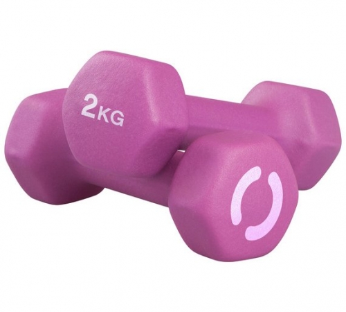 Opti Neoprene Dumbbell Set - 2 x 2kg