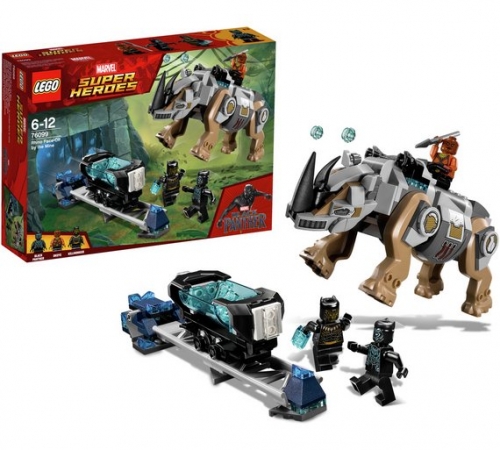 LEGO Black Panther Rhino Face-Off By The Mine - 76099