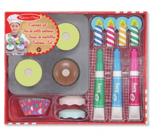 Melissa & doug Wooden Cupcake Set