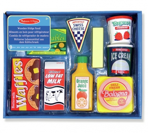 Melissa & doug Wooden Fridge Food