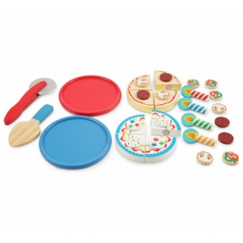 Melissa and Doug Pizza and Birthday Cake Play Set