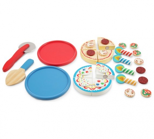 Melissa and Doug Pizza and Birthday Cake Play Set