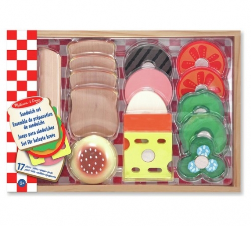 Melissa & doug Wooden Sandwich Making Set