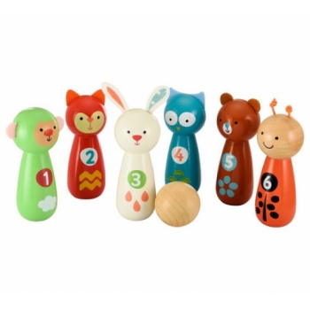 ELC Wooden Animal Skittles