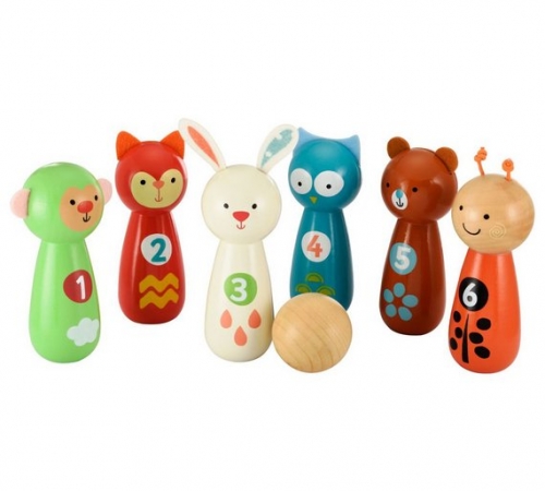 ELC Wooden Animal Skittles