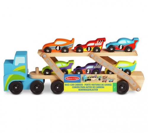 Melissa & doug Jumbo Race Car Carrier