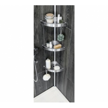 Argos Home Floor to Ceiling Aluminium Shower Organiser Pole