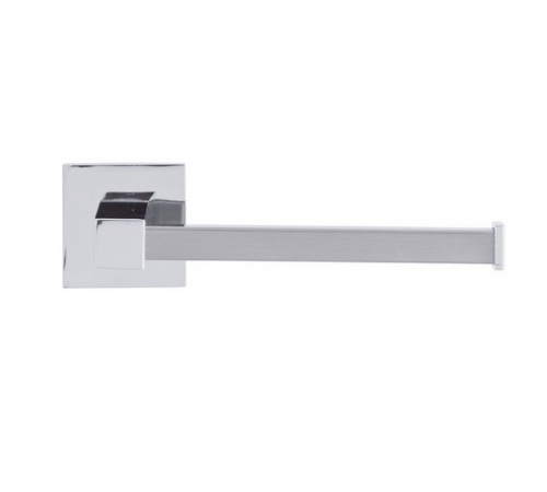 Argos Home Rectangular Toilet Roll Holder - Chrome