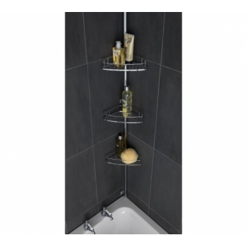 Argos Home Chrome Shower Organiser Pole