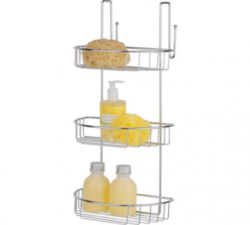 Argos Home 3 Tier Extra Large Chrome Shower Caddy