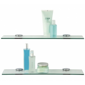 Argos Home Glass Shelves - Pack of 2