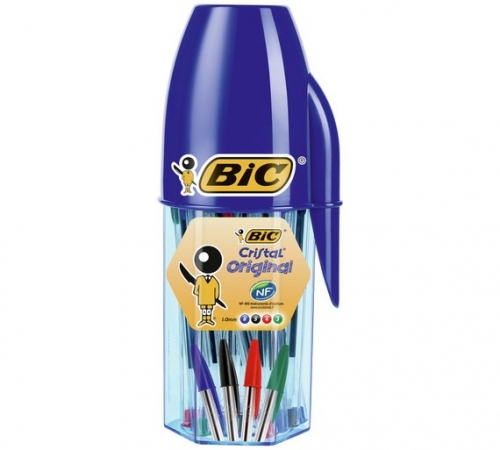 BIC Cristal Ball Pen Mega Pot - Pack of 20