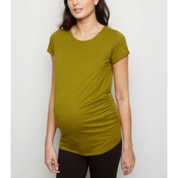 Maternity Olive Short Sleeve T-Shirt