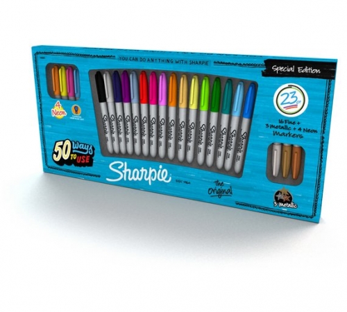 Sharpie 23 Pack of Fine Permanent Markers