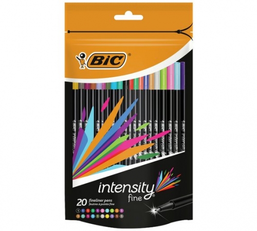 BIC Intensity Fineliner Pens - Pack of 20