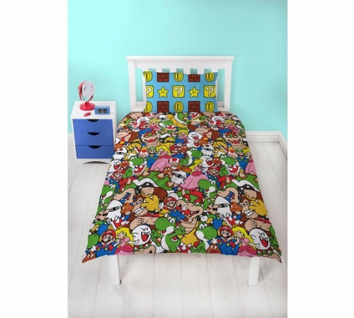 Nintendo Bedding Set - Single