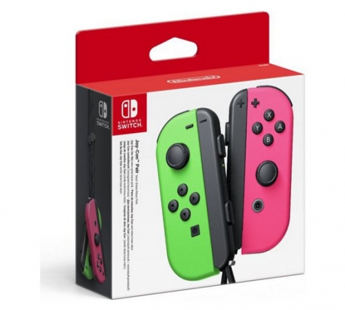 Nintendo Switch Joy-Con Controller Pair - Neon Green / Pink